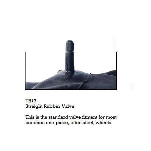 5.90-13 Inner Tube, Straight Rubber Valve TR13